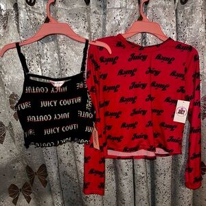 Juicy Couture crop top set